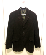 Banana Republic Mens 42R Cotton Striped Blazer Suit Jacket Almost Vintag... - $17.81