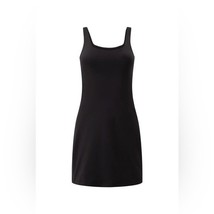 Girlfriend Collective Black Tommy Dress w/ Attached Shorts Size Small - $48.51