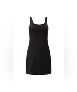 Girlfriend Collective Black Tommy Dress w/ Attached Shorts Size Small - $897.89 MXN