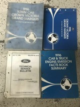 1996 Ford Crown Victoria Mercury Grand Marquis Service Shop Manual Set W Ewd + - $119.95
