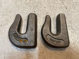 2 Quantity of BPC G7 B/A 3/8" Forged Weld On Grab Chain Hooks (2 Quantity) - $21.66