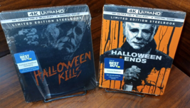 Halloween Kills + Halloween Ends Steelbooks (4K+Blu-ray-No Digital) -Free S&amp;H! - £76.65 GBP