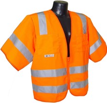 Radians SV83OSXL Class 3 Standard Solid Safety Vest, Orange XL High-visi... - $2.97