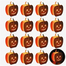 Pumpkin Glow Luminary Bags - 15 Pack Flame Resistant Paper Lanterns for ... - $38.60