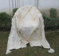 Decorative Sofa Throw Handmade Throw Blanket, Boho Chick Diamond Blanket Throw - £44.84 GBP