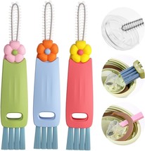 3 in 1 Lid Cleaning Brushes, 2024 New Crevice Cleaning Brush, 3Pcs Cleaning - $17.53 CAD