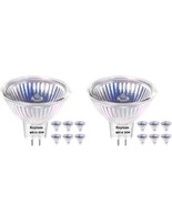 12 PACK MR16 12V 50W 50watts Lighting Bulb GU5.3 BASE 300LM Dimmable - $239.11 MXN