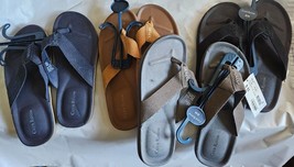 Club Room Men’s Riley Strap Flip Flop Sandals Choose Your Size and Color... - $12.95