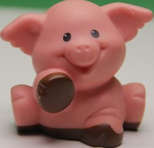 Fisher Price Little People Farm PInk Muddy Pig Foot Up - $1.99