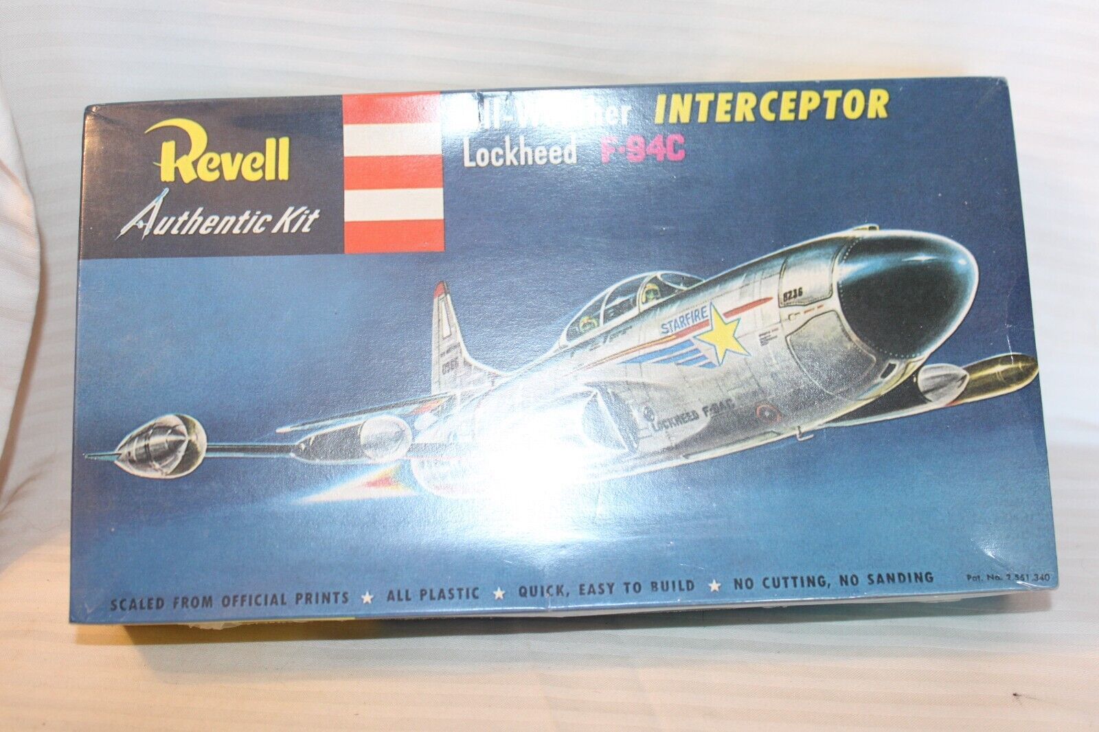 Primary image for 1/56 Scale Revell, Lockheed F-94C Interceptor Airplane Kit, #H-210 BN Sealed