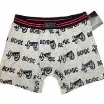 AC/DC Mens Boxer Briefs Size Medium Boxers Underwear Gray &amp; Black Cannons NWT - £12.29 GBP