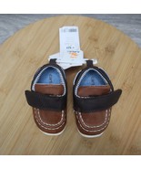 Carter&#39;s Kids Every Step Boy shoes size 2, 3 to 6 months, Brown Jaden_P ... - £17.01 GBP