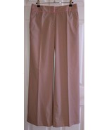 EXPRESS Pink/Beige Pinstripe CORRESPONDENT Wide Leg Stretch Dress Pants ... - $26.67 CAD
