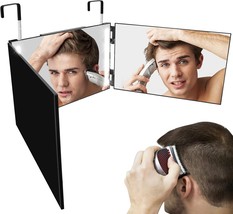 Light-Up Mirror For Makeup And Hair Styling, Trifold Mirror For Self-Hair - £33.98 GBP