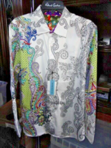 Robert Graham Marky Mark Classic Fit Size Large NWTS image 2