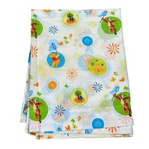 Winnie the Pooh and Tigger Full Flat Sheet Only Catching Butterflies Dis... - £6.83 GBP