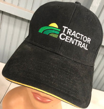 Tractor Central Precision Pipeline Black Strapback Baseball Hat Cap - £13.09 GBP