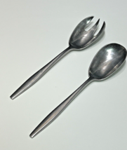 Dansk Designs IHQ Variation V Solid Serving Spoon &amp; Fork Salad Set  -- D... - £40.31 GBP