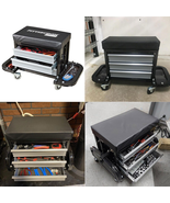 Mechanics Roller Seat Tool Box Chest Cabinet Storage Box with 3 Drawers ... - $4,925.71 MXN