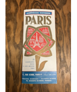 American Express Paris motor coach tour brochure guide - $19.75