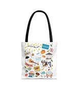 Stars Hollow Gilmore Girls Colorful Illustrated Tote Bag  Stylish Eco-Fr... - $23.99