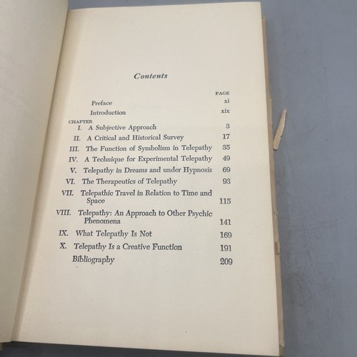 Telepathy In Search Of A Lost Faculty By Eileen J GARRETT 1945 HC/DJ Item image 14