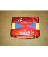 Vintage Hero Red Swirl Child Size Accordian Accordion Squeezebox Music T... - €39,07 EUR