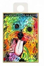 All You Need Is Love And A Dog Shih Tzu Pop Art NEW Fridge Magnet  2.5x3... - £4.68 GBP