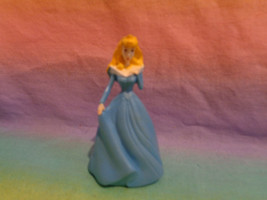 Disney Princess Aurora Sleeping Beauty Blue Dress PVC Figure or Cake Topper - $2.96