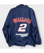 VINTAGE NASCAR Rusty Wallace navy snap up windbreaker 1990s men’s size l... - $135.40 CAD