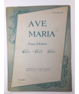 1941 AVE MARIA Sheet Music Classic Series Manhattan  Franz Schubert - $15.00