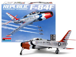 Level 4 Model Kit Republic F-84F Thunderstreak Aircraft US Air Force Thunderbird - $33.87