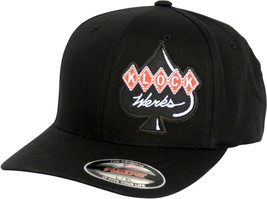 Klock Werks Logo Flexfit Hat Hat Cap Guys Black L/XL - £19.94 GBP