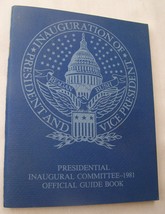 1981 Ronald Reagan President Inauguration Committee Official Guide Book Gop - £12.45 GBP