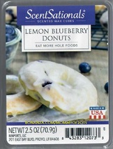 Lemon Blueberry Donuts ScentSationals Scented Wax Cubes Tarts Melts Home Decor - £3.19 GBP