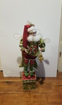 Mark Roberts Santa With Glasses Fairy Stocking Hanger Christmas Holiday - $178.20