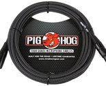 Pig Hog PHM20BKW Black/White Woven High Performance XLR Microphone Cable... - £21.90 GBP