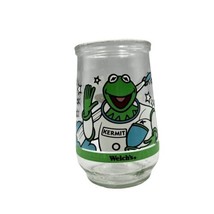 Welch&#39;s Glass Muppets In Space #1 Kermit in Command 1998 Jim Hensen Vintage - $5.86