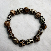 South Asian Burmese Antiques Pumtek Pyu Beads Lot 16 Beads Bracelet - £152.57 GBP