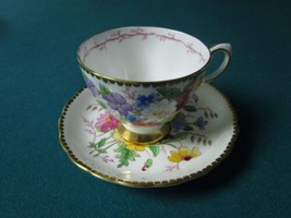 Tuscan England Cup And Saucer Floral Multicolor [95J] - $44.55