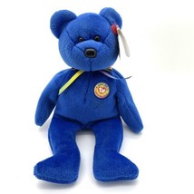 Ty  Beanie Babies CLUBBY The Blue Official Club Bear 1998 PE - £5.41 GBP