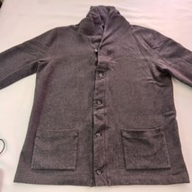 Lands' End Women's Gray Button Long Sleeve Coat Size L (42-44) image 10