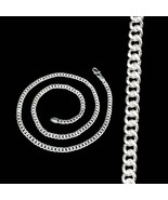 999 Pure Silver curb link chain for Astrological wearing - $166.56+