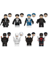 8Pcs Marvel Superheroes Minifigures Daredevil Punisher Assembly Mini Blo... - $34.92 CAD