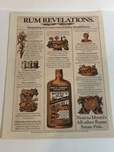 1970s Myers Rum Vintage print Ad Pa8 - £4.66 GBP