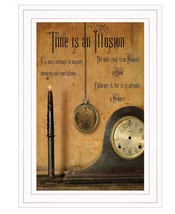 Time is an Illusion 1 White Framed Print Wall Art - $1,143.71 MXN