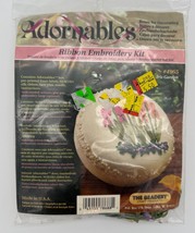 Adornables Ribbon Embroidery Kit 4965 Iris Garden Beadery Craft Products... - $11.75