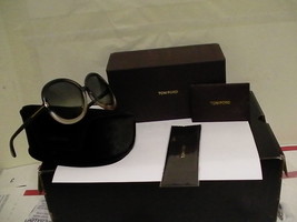 Authentic Tom Ford Candice TF 276 20B Black Crystal / Grey Gradient Sung... - $148.45