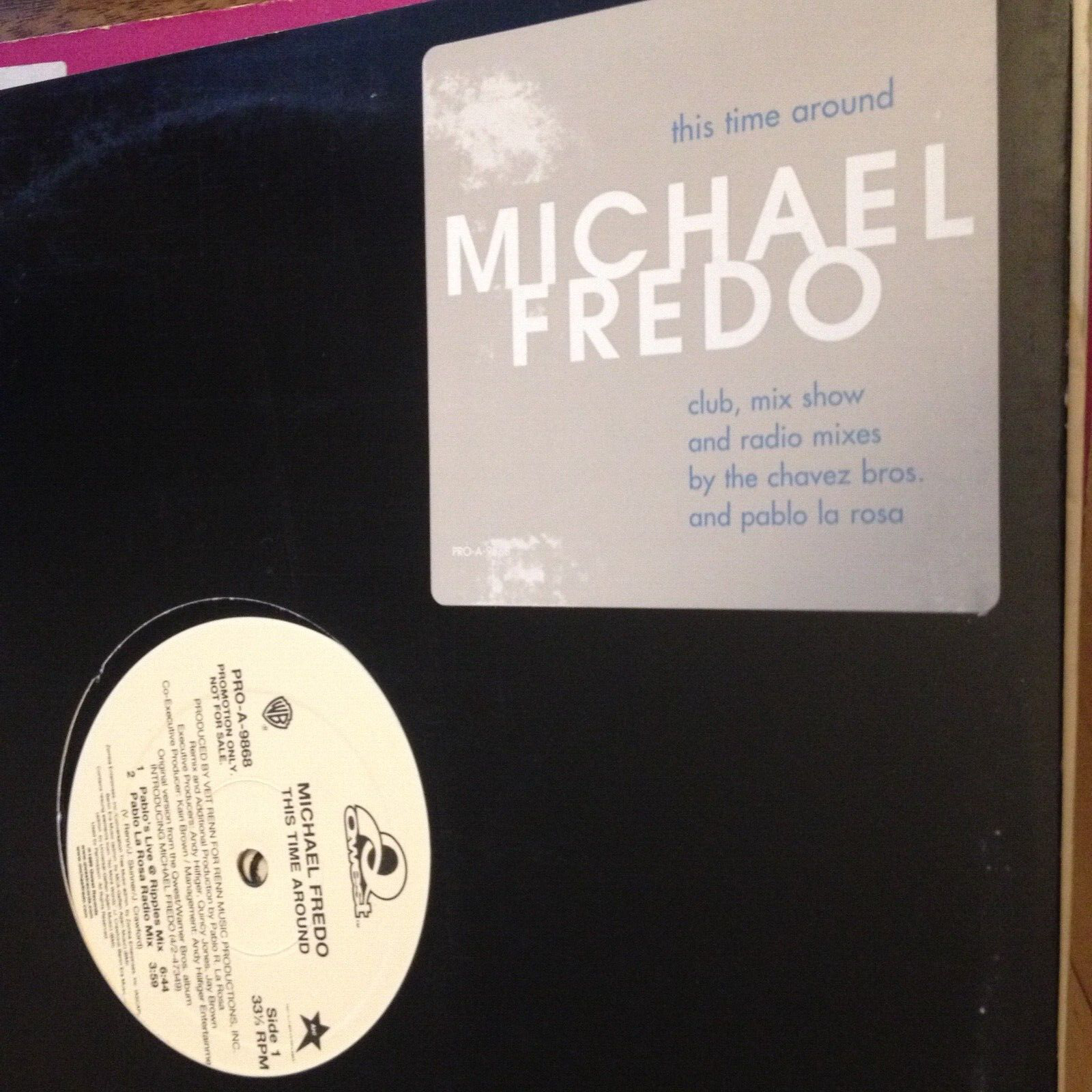 Michael Fredo This Time Around USED 12&quot; Single Record - $0.98