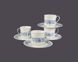 Four Royal Doulton Cranbourne TC1032 cup and saucer sets made in England. - $80.10